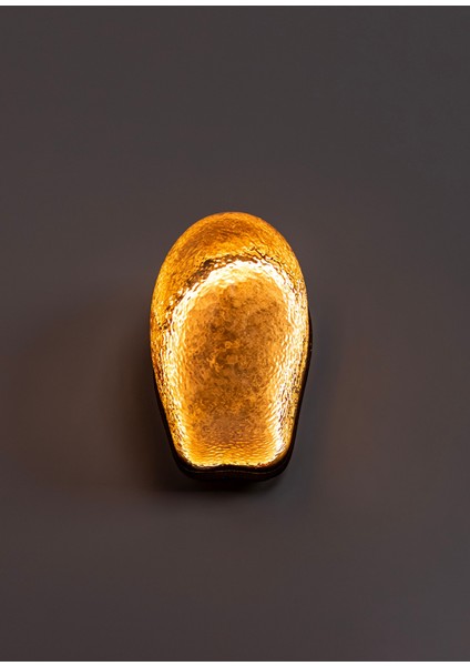 Gambia Siyah Bal Cam Aplik 26 cm