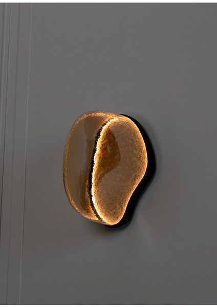 Gambia Siyah Bal Cam Aplik 30 cm