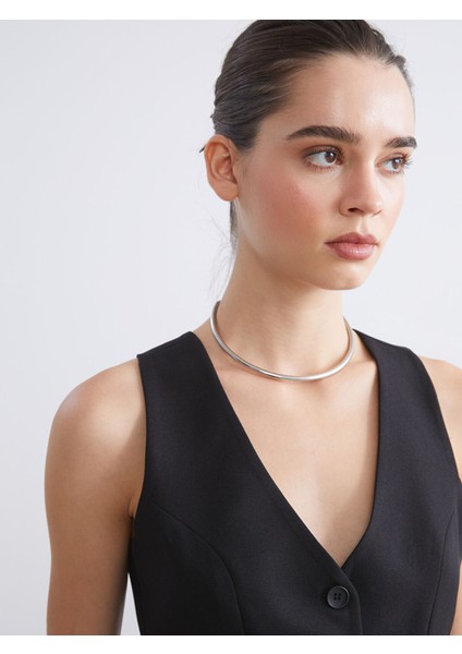 Yeni Sezon Sırt Detaylı Kadın Klasik Yelek fırsatları