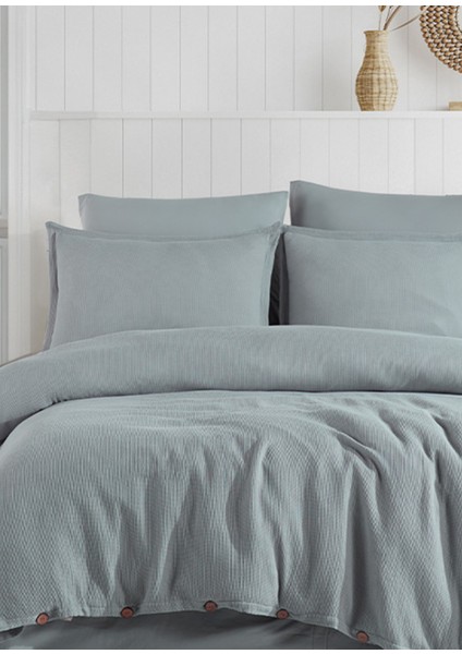 Aden Mini Waffle Fındık Kabuğu Battal Boy Nevresim Takımı 220X240 cm fiyatları