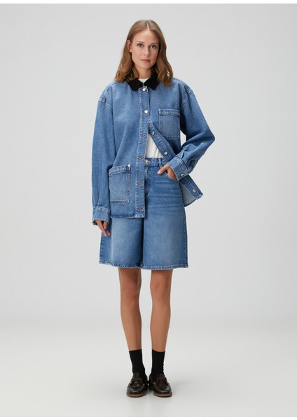 Iblue Mavi Denim Şort