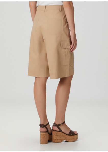 Bej Bermuda Şort fırsatları