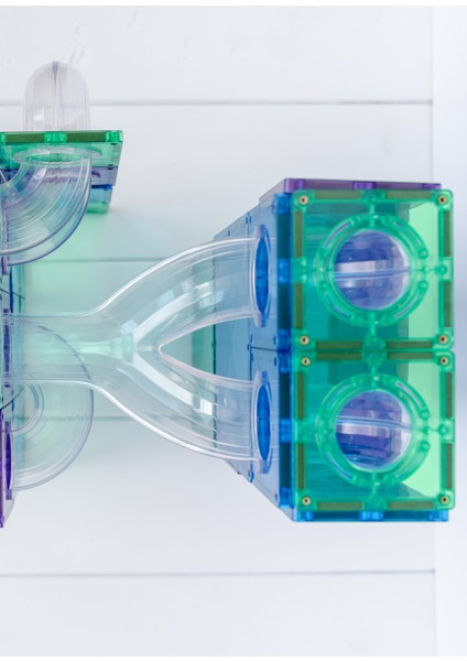 Rainbow Ball Run Manyetik Bloklar 92 Parça Yapı Oyuncağı fiyatları