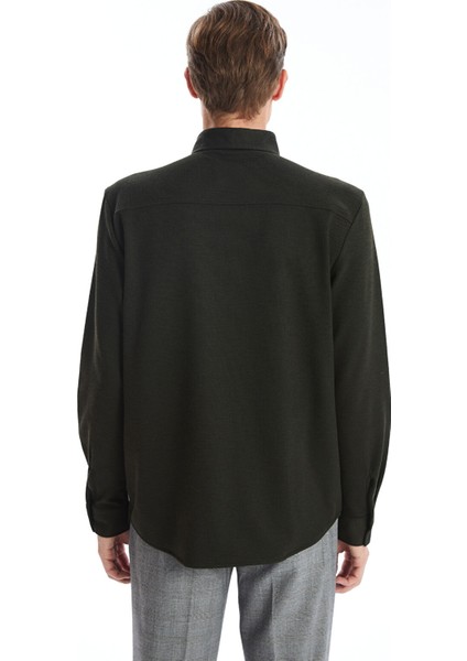 Yeni Sezon Slim Fit Uzun Kollu Erkek Gömlek fırsatları