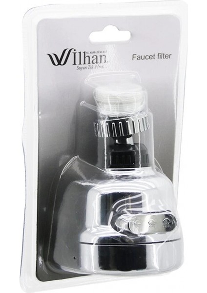 Vakumlu Topaç Krom - Kademeli Tek Oynar Başlık Kubar - Batarya Ucu (4887)