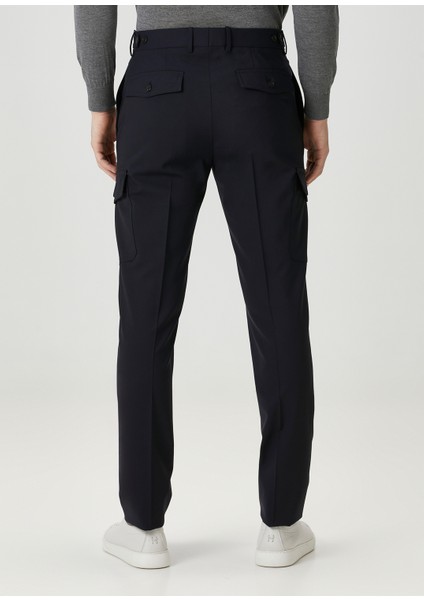 Lacivert Yün Kargo Pantolon modelleri