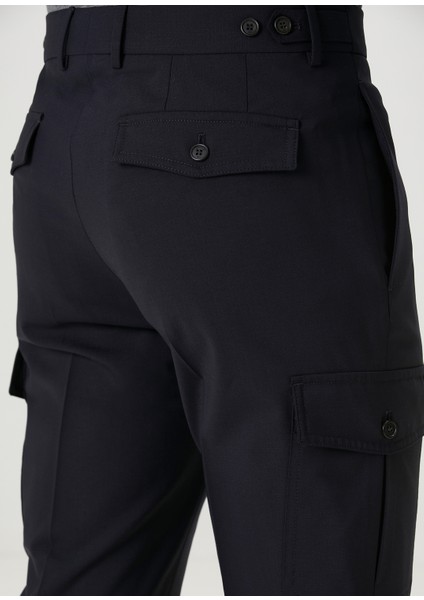 Lacivert Yün Kargo Pantolon indirimleri