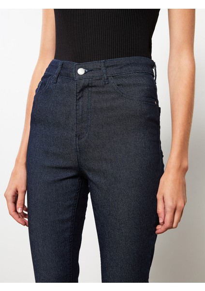 Yeni Sezon Kadın Yüksek Bel Mercury Skinny Fit Düz Jean Pantolon fırsatları