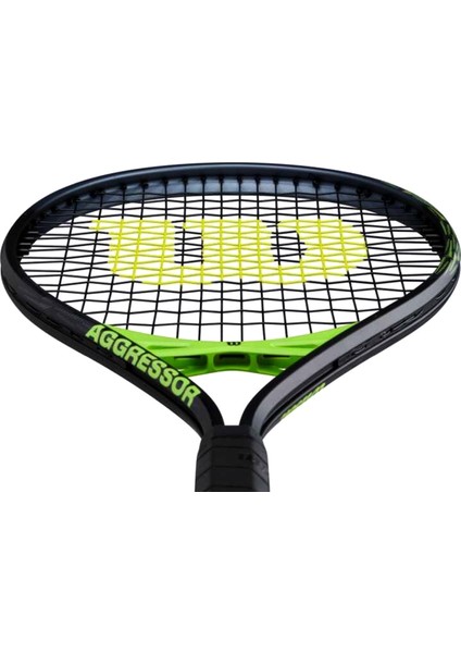 Aggressor Black Green Grip 3 Kordajlı Tenis Raketi WR147610U3