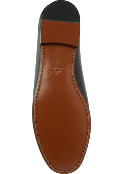 Siyah Kadın Deri Loafer indirimleri