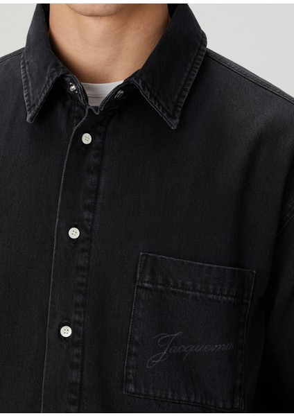 Boulanger Siyah Denim Gömlek indirimleri