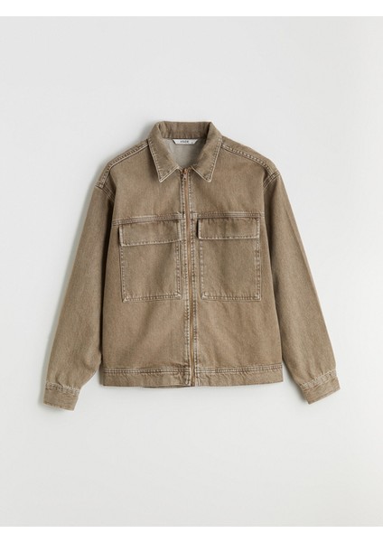 Yeni Sezon Rahat Kalıp Erkek Jean Ceket indirimleri