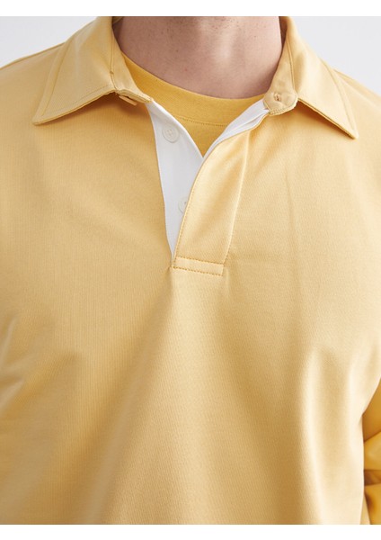 Yeni Sezon Polo Yaka Erkek Sweatshirt modelleri