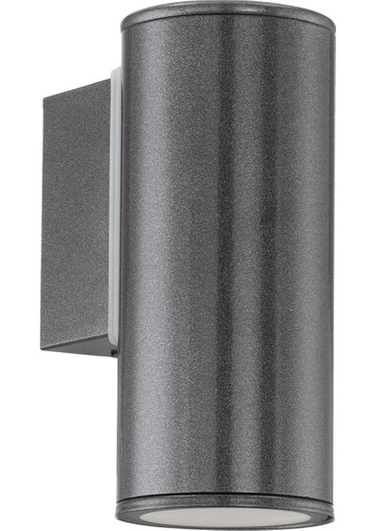 Rıga Antrasit Galvanizli Çelik Dış Mekan Duvar Aplik Aydınlatması