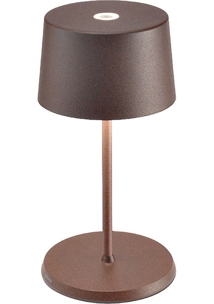 Olivia Pro Kahverengi Şarjlı Masa Lambası
