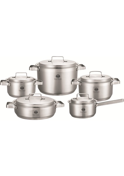 Profiline Çelik 10 Parça Tencere Seti