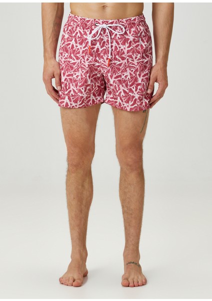 Kırmızı Mercan Desenli Mayo fiyatları