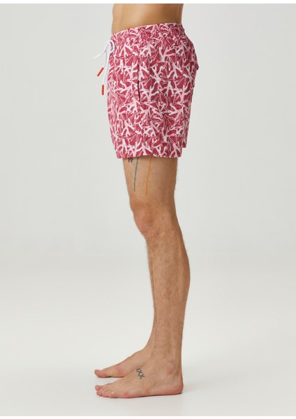 Kırmızı Mercan Desenli Mayo modelleri