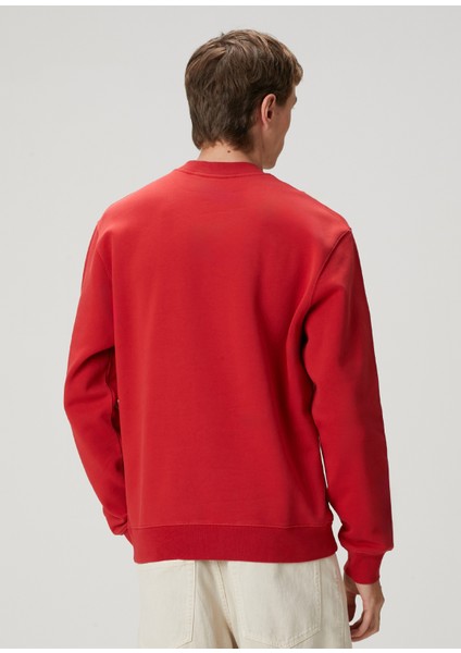 Gros Grain Kırmızı Logo Patchli Sweatshirt fırsatları