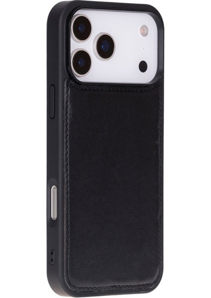 Apple iPhone 17 Pro Uyumlu Hakiki Deri Kişiselleştirilebilir Telefon Kılıfı