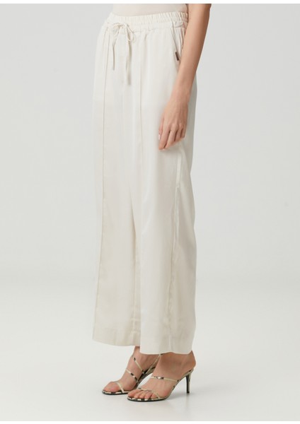 Alba Krem Saten Pantolon modelleri