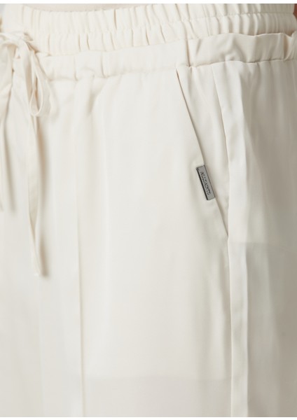 Alba Krem Saten Pantolon indirimleri