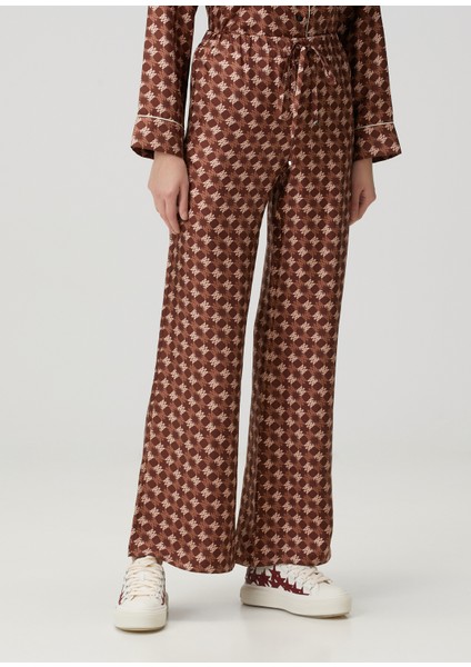 Ma Quad Kahverengi Ipek Pijama Pantolon modelleri