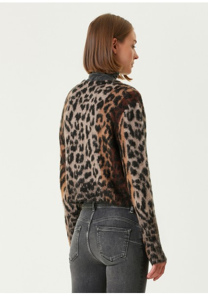 Wick Leopar Jakarlı Hırka indirimleri