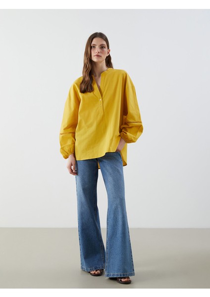 Yeni Sezon Kaçık Yaka Oversize Kadın Bluz fiyatları