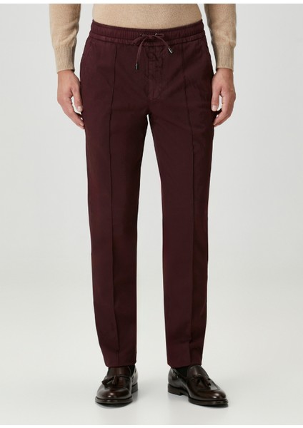 Bordo Beli Kordonlu Pantolon fiyatları