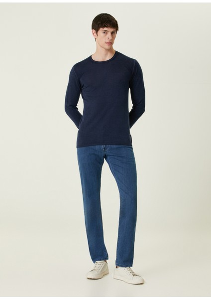 Pete Lacivert Uzun Kollu Ipek T-Shirt fiyatları