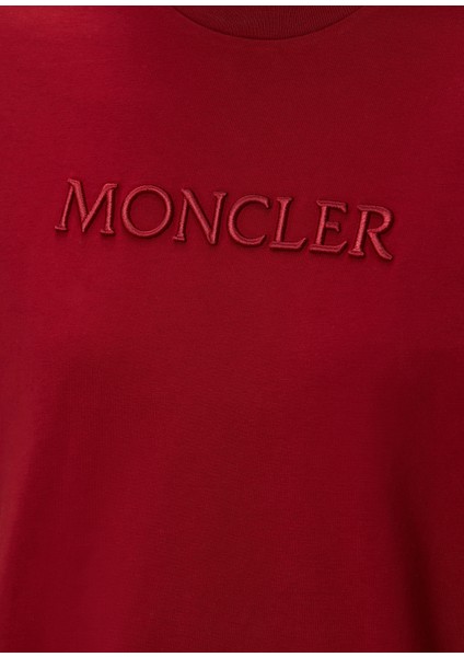 Kırmızı Logo Nakışlı T-Shirt indirimleri