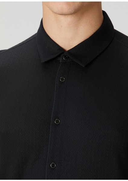 Regular Fit Siyah Gömlek indirimleri