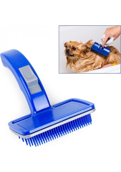 Kendini Temizleyen Kedi Köpek Tüy Bakım Tarağı Tüy Alıcı Tarak (4887)