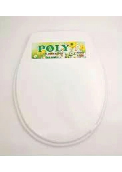 Beyaz Yumuşak Klozet Kapak Büyük Puf (4887)