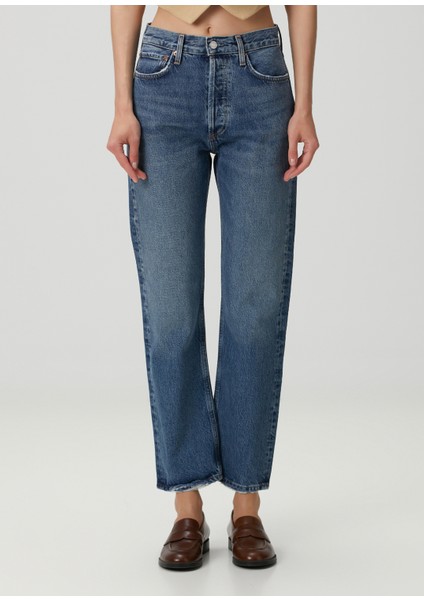 90S Pinch Mavi Straight Leg Jean Pantolon fiyatları