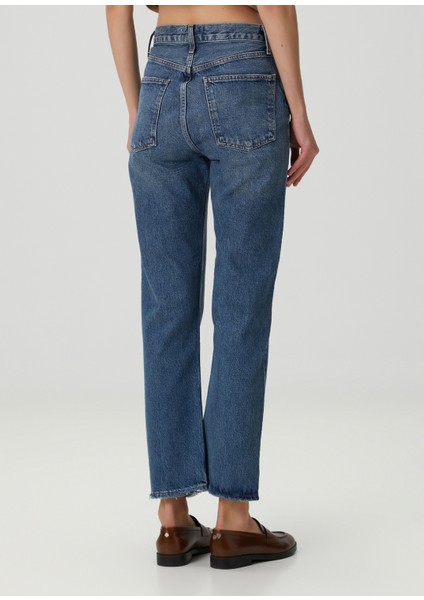 90S Pinch Mavi Straight Leg Jean Pantolon fırsatları
