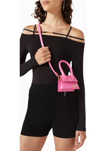 Le Chiquito Signature Mini Tote Çanta, Pürüzsüz Deri & Şık modelleri
