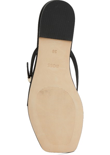 Charlize Siyah Kadın Deri Terlik indirimleri