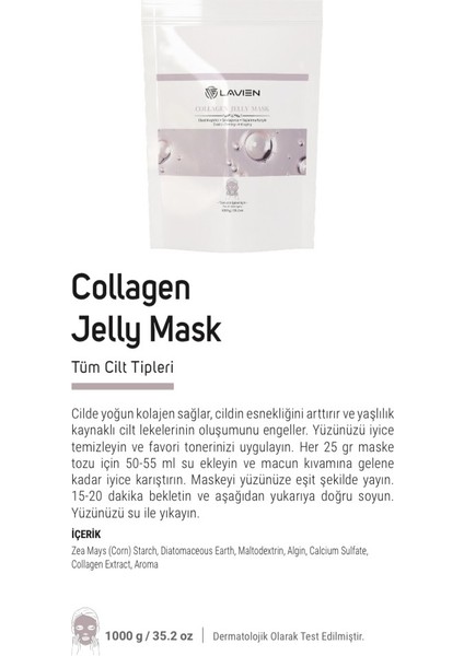 Lavıen Toz Maske Collagen 1 kg