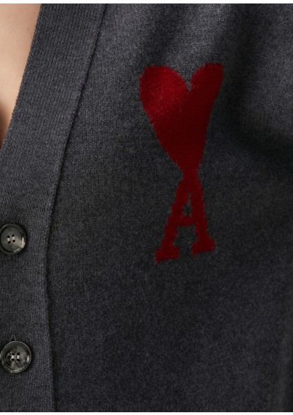 Gri Logolu Yün Hırka indirimleri