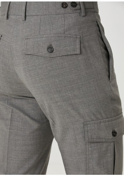 Gri Yün Kargo Pantolon indirimleri