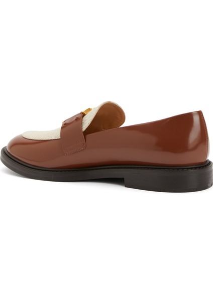 Marcie Taba Kadın Deri Loafer modelleri