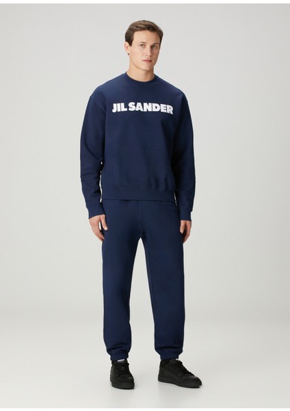 Lacivert Logo Baskılı Sweatshirt fiyatları