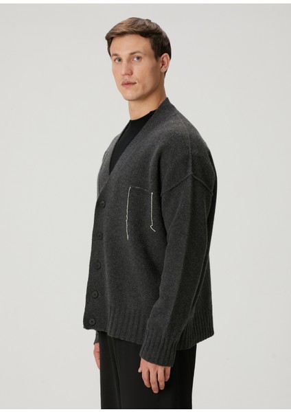 Gri Yün Hırka modelleri