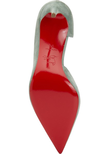 Iriza Su Yeşili Deri Stiletto indirimleri