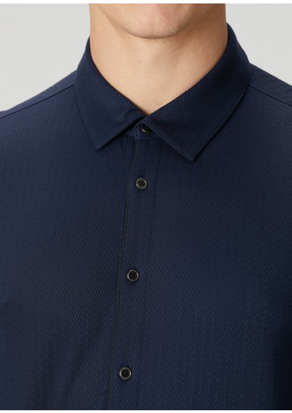 Regular Fit Lacivert Gömlek indirimleri