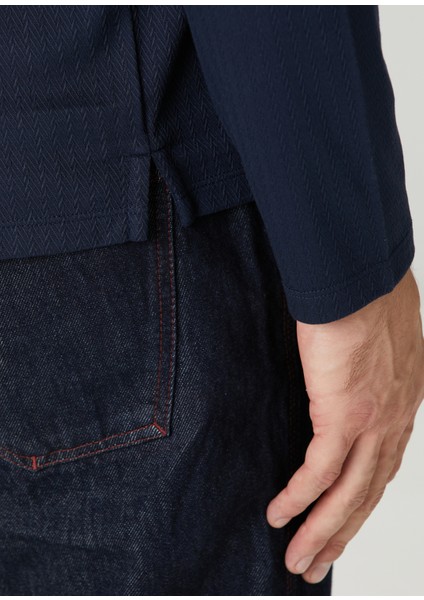 Regular Fit Lacivert Gömlek