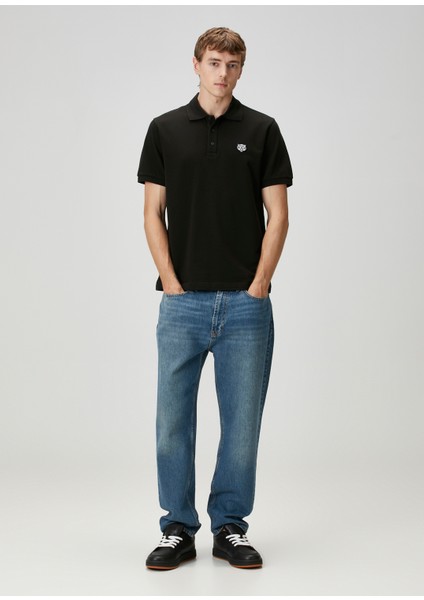 Siyah Polo Yaka T-Shirt