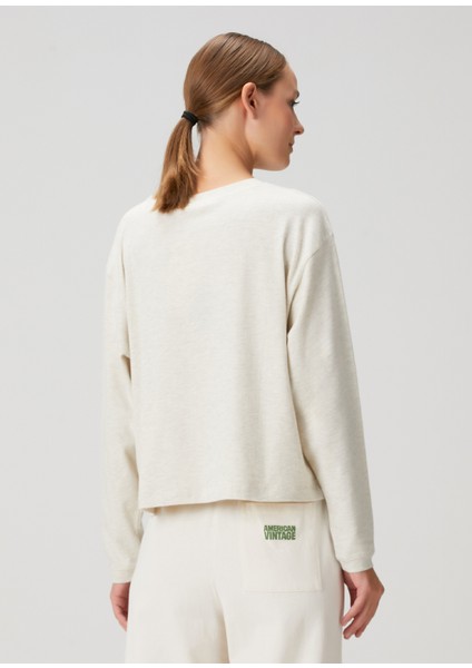 Ypawood Açık Gri Uzun Kol T-Shirt fırsatları